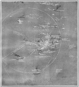 Laivat, jotka olisivat voineet pelastaa kaikki Titanicin matkustajat, jos tapahtumat olisivat olleet hieman erilaisia, kuin "The Sphere", 4. toukokuuta 1912 (litho) (450845:n yksityiskohta) tekijältä English School