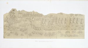 Kaupungin piiritys ja ryöstö, Koujunjik, Austen Henry Layardin (1817-94) levy 40 Ninivestä ja sen jäännökset, julkaistu 1849 tekijältä English School