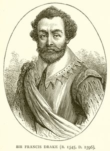 Sir Francis Drake (s. 1545, k. 1596) tekijältä English School
