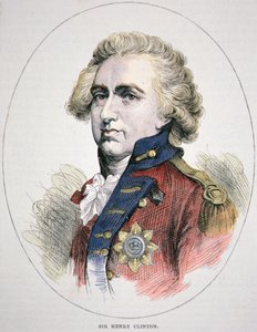 Sir Henry Clinton (väri litho) tekijältä English School
