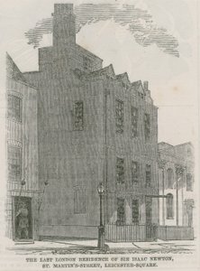 Sir Isaac Newtons House, St Martins Street, Leicester Square Lontoo tekijältä English School