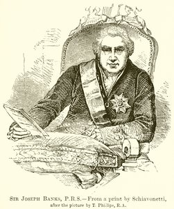 Sir Joseph Banks, P.R.S tekijältä English School