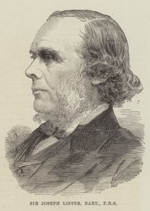 Sir Joseph Lister, Baronet, FRS (kaiverrus) tekijältä English School