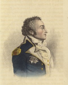 Sir Sidney Smith, brittiläinen amiraali (värillinen kaiverrus) tekijältä English School