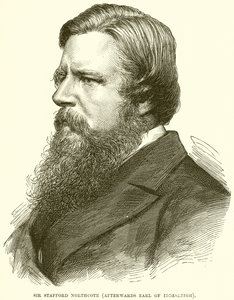 Sir Stafford Northcote (myöhemmin Earl of Iddesleigh) tekijältä English School