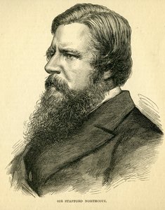 Sir Stafford Northcote, 1. Earl of Iddesleigh (1818-87) tekijältä English School