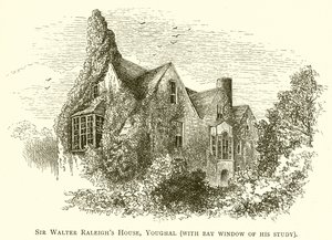 Sir Walter Raleighs House, Youghal (työhuoneensa erkkeri-ikkunan kanssa)