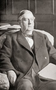 Sir William Harcourt vuonna 1898 julkaistusta David Williamsonin teoksesta Gladstone: The Man and the Statesman tekijältä English School