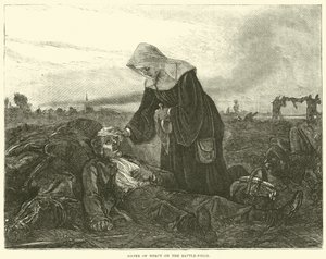 Armon sisar taistelukentällä syyskuussa 1870 tekijältä English School