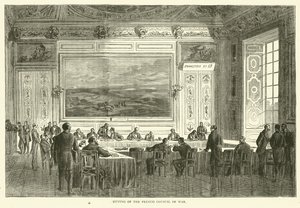 Ranskan sotaneuvoston istunto tammikuussa 1871 tekijältä English School