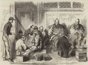 Luonnoksia Japanissa (kaiverrus) tekijältä English School