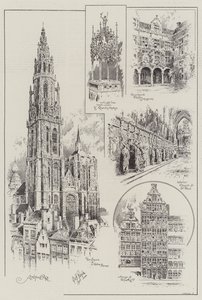 Antwerpenin luonnokset (kaiverrus) tekijältä English School