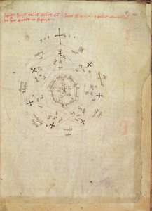 Sloane Ms 313 fol.4 Jumalan sinetti (vellum) tekijältä English School