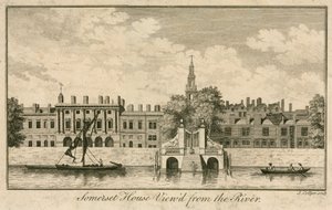 Somerset House, The Strand, Lontoo, Thames-joelta katsottuna tekijältä English School