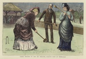 All England Croquet Clubin kevätkokous Wimbledonissa tekijältä English School