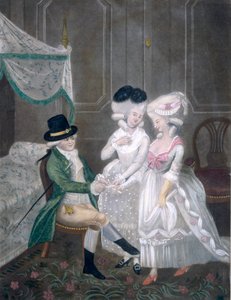 Sr. Timothy Thicketts vierailee ensimmäisenä Lontoossa tai, Beauties of Kings -paikassa, arvostelemassa --, 1781 tekijältä English School