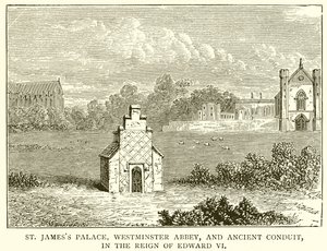 St. Jamesin palatsi, Westminster Abbey ja muinainen johto Edward VI:n hallituskaudella tekijältä English School