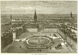 Pyhän Jaakon aukiolla vuonna 1773 tekijältä English School