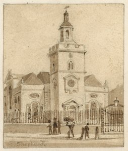 St Mary, Whitechapel, Lontoo (wc paperilla) tekijältä English School
