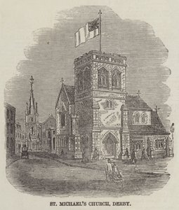 Pyhän Mikaelin kirkko, Derby (kaiverrus) tekijältä English School