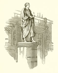Lord Erskinen patsas Lincolns Inn Hallissa tekijältä English School