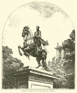 Philip IV:n patsas Plaza de Oriente -aukiolla tekijältä English School