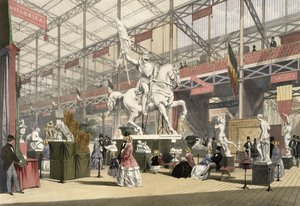 Patsaat vuoden 1851 suuren näyttelyn Belgiassa, Dickinsonin kattavista kuvista (värilitho) tekijältä English School