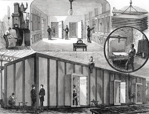 Steel Strong-Room, National Bank of Scotland, Edinburgh, valmistaja Chubb and Son tekijältä English School