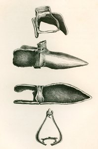 Jalustimet ja sollerets, brittiläinen armeija: sen alkuperä, edistys ja varusteet, julkaistu 1868. tekijältä English School