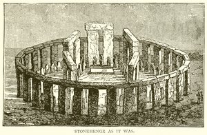 Stonehenge sellaisena kuin se oli tekijältä English School
