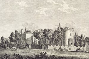 Strawberry Hill: North Front, 1784 tekijältä English School