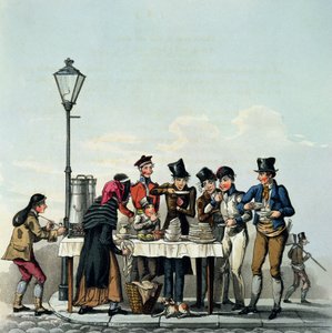 G.Huntin kaivertama Street Breakfast, 1825 tekijältä English School