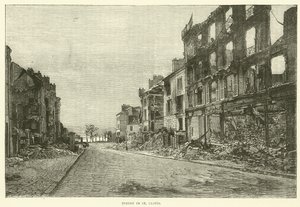 Street in St Cloud, marraskuu 1870 tekijältä English School