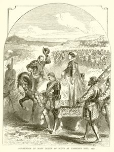Skottien kuningattaren Marian antautuminen Carberry Hillillä, 1567 tekijältä English School