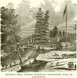 Sutters Mill, jossa Marshall löysi kullan Kaliforniassa tekijältä English School