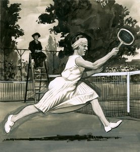 Suzanne Lenglen, naisten yksinpelin mestari tekijältä English School