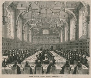 Termiillallinen Middle Temple Hallissa tekijältä English School