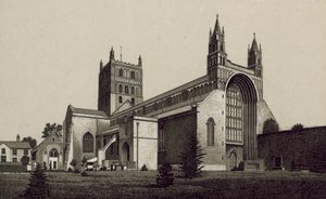Tewkesbury Abbey (litografia) tekijältä English School
