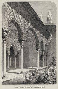 The Arcade of the Generalife, Espanja (kaiverrus) tekijältä English School