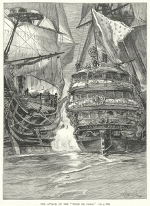 Hyökkäys Ville de Parisiin (kaiverrus) tekijältä English School