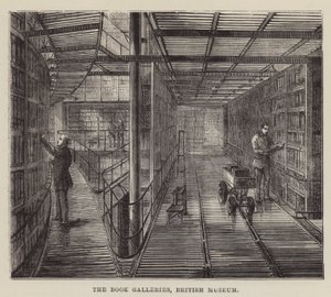The Book Galleries, British Museum (kaiverrus) tekijältä English School