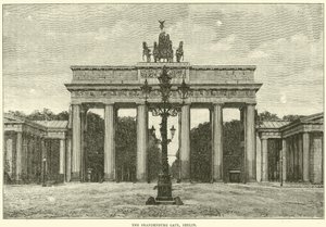 Brandenburgin portti, Berliini, 1870 tekijältä English School