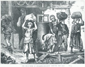 The Brickyards of England, Lapset kantavat savea, 1871 tekijältä English School
