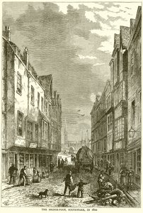 The Bridge-Foot, Southwark, vuonna 1810 tekijältä English School