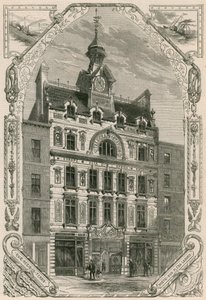 British ja Irish Magnetic Telegraph Companyn toimistot, Threadneedle Street, Lontoo tekijältä English School