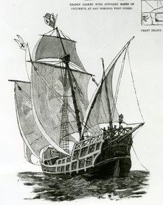 Caravel "Santa Maria" (kaiverrus) tekijältä English School