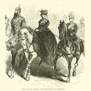 Saksan kruununprinssi ja prinsessa, maaliskuu 1871 tekijältä English School