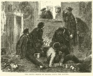 Preussin kruununprinssi kiertelee marraskuussa 1870 tekijältä English School