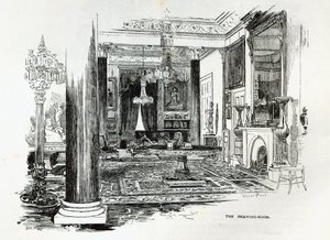 The Drawing Room, Osborne House, Leisure Hour, 1888 tekijältä English School