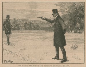 Duke of Wellingtonin kaksintaistelu lordi Winchilsean kanssa tekijältä English School